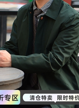 英国Private White VC文泰尔防水长款风衣pwvc夹克外套男