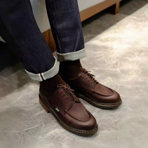 parabootChambord手工德比皮鞋