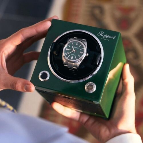 英国进口Rapport London单只自动机械摇表器创意摆表盒转表仪礼物