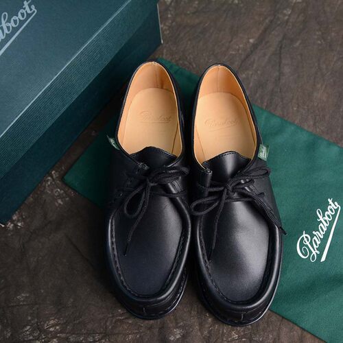 法国parabootmichael德比皮鞋男