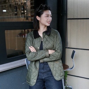 BARBOUR ANNANDALE安娜liddesdale绗缝棉服夹棉外套棉衣夹克女士
