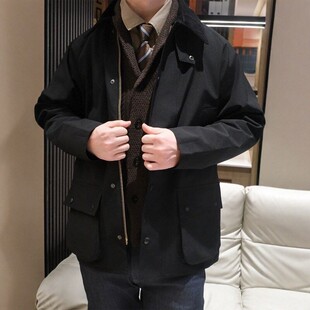 现货 Bedale轻防水无蜡款 夹克风衣外套男女同款 英国Barbour经典