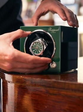 英国进口Rapport London单只自动机械摇表器创意摆表盒转表仪礼物