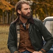 bedale经典 狂飙同款 英国Barbour 油蜡夹克巴伯尔涂蜡风衣外套男