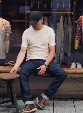 德国merz b.schwanen小天鹅214经典纯棉圆领短袖T恤有机棉男士夏