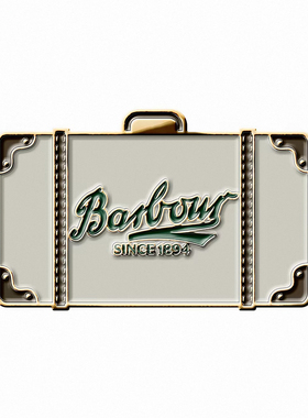 Barbour英国Specials系列Bedale Ashby Beanell复古徽章胸针领针