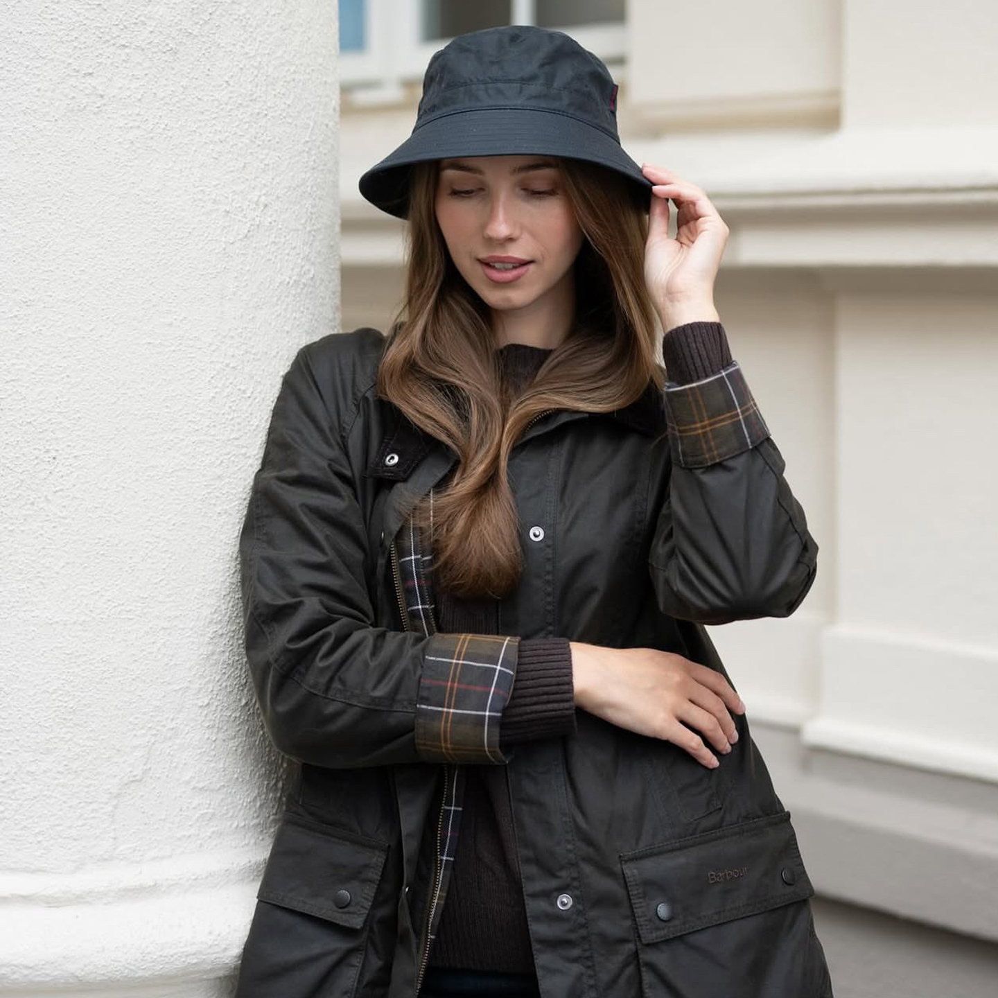 特价清仓 英国Barbour经典Beadnell油蜡涂蜡夹克巴恩风外套