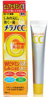 日本ROHTO乐敦CC美容精华液 高渗透VC亮白精华液祛痘印提亮