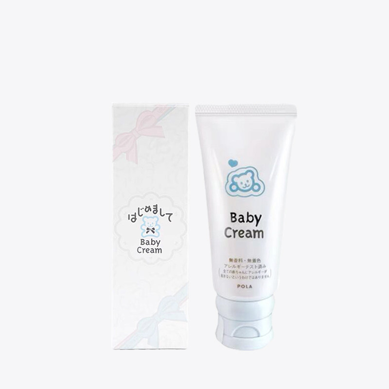 日本POLA宝丽Baby Cream宝宝面霜60g幼儿保湿润肤乳霜温和无添加