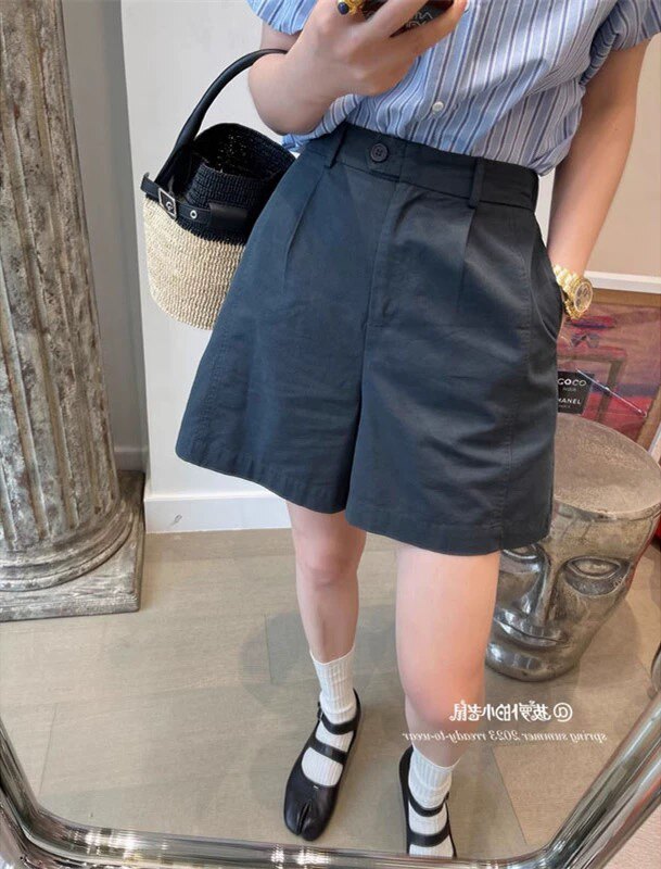 南瓜籽女装定制大码肥妹妹mm休闲阔腿夏宽松显瘦通勤百搭五分短裤