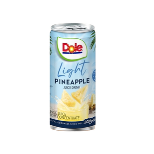 菲律宾DOLE都乐轻甜菠萝汁饮料饭搭子饮品177ml*12罐