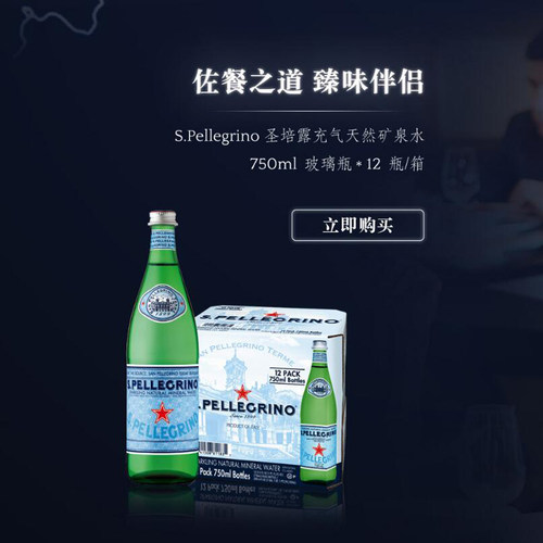 意大利进口天然含气矿泉水