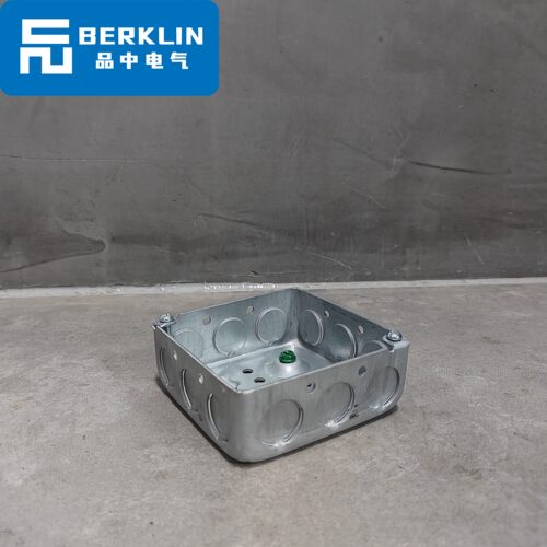 Berklin 美标底盒电源插座开关分线盒底座镀锌美规120面板UL认证