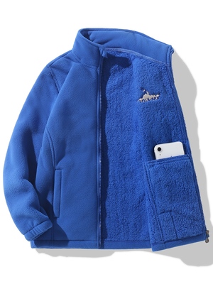 男童外套摇粒绒抓绒校服儿童神器