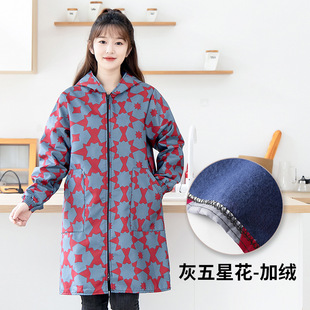 好看的套在羽绒服外面的罩衣可外穿洋气年轻款成人大人中长款秋冬