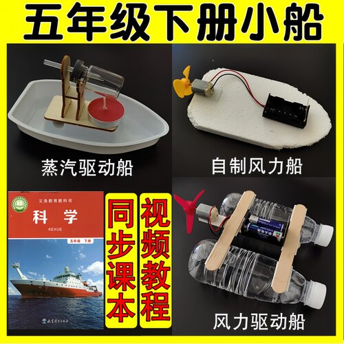 五年级下册科学小船制作材料包