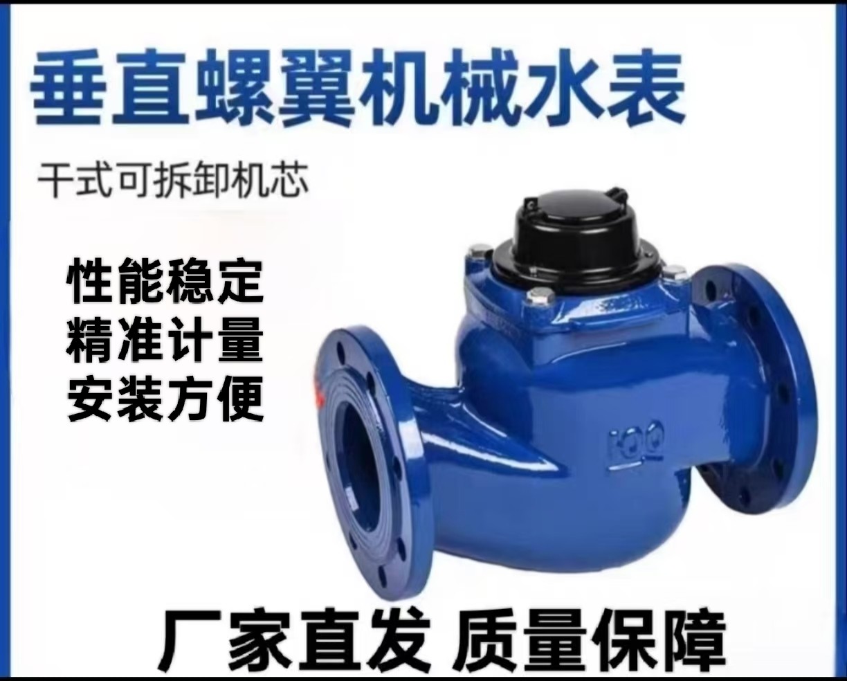 高灵敏WS垂直螺翼式水表干式可拆卸法兰水表,五金/工具,水表,淘宝优惠券,粉丝福利购,淘宝优惠卷