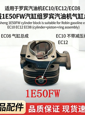 华盛1E50FW汽缸组 适用于罗宾汽油机EC10 EC12 EC08 气缸 活塞 环