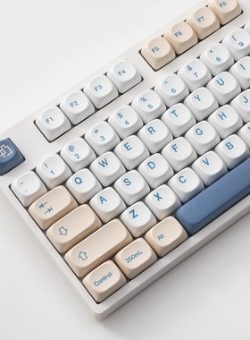 MOA高度豆奶键帽MAC可爱热升华HI75 VGN98 F99 RK108 狼蛛F87 68