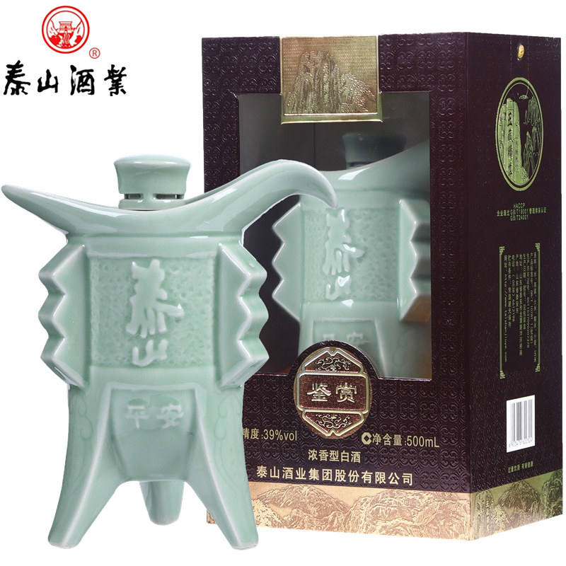 泰山白酒特曲封禅金泰山鉴赏39度500mlx1浓香型白酒【产地直供】