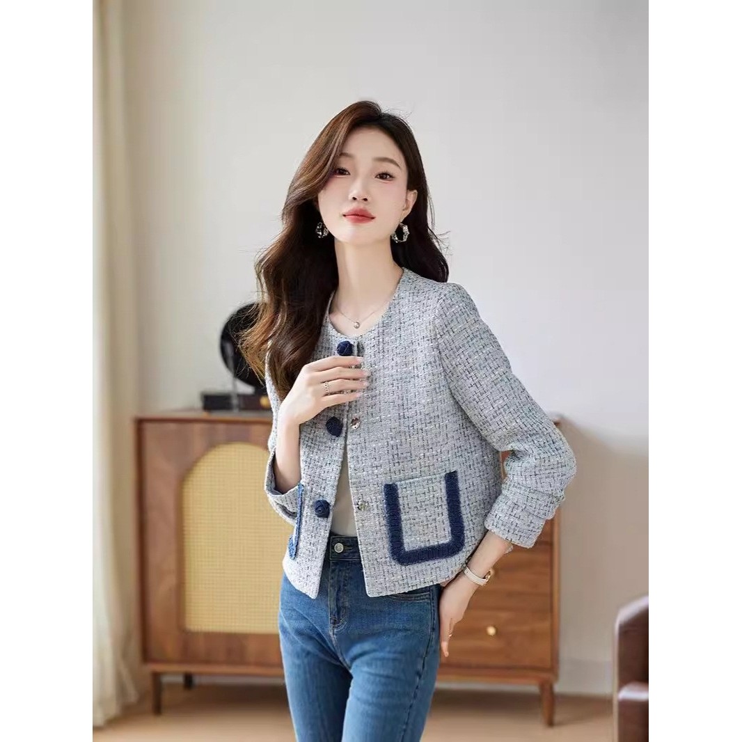 官网女装夏易菲小香名媛外套2026年秋季新款法式小香风外套秋季短,女装/女士精品,短外套,淘宝优惠券,粉丝福利购,淘宝优惠卷