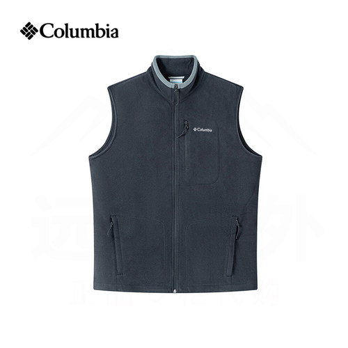 Columbia哥伦比亚26秋冬背心男户外摇粒绒透气保暖抓绒马甲AE1056
