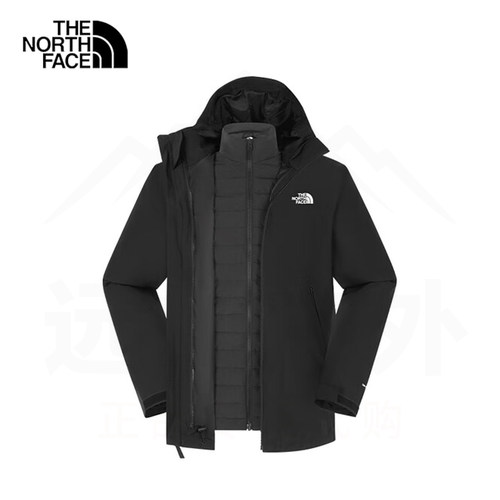 TheNorthFace北面冲锋衣男款三合一冲锋衣防水棉内胆外套新款8FHW