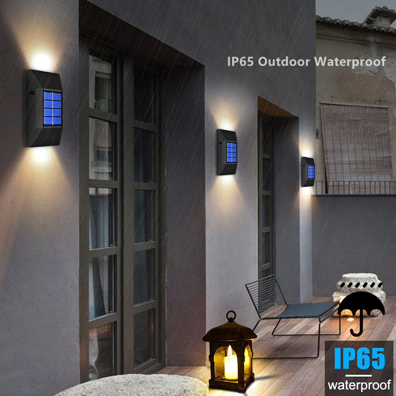 SMART LED SOLAR LAMP OUTDOOR WALL LAMP WATERPROOF FOR BALCO