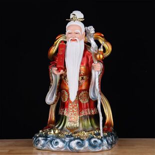 树脂月老星君神像月下老人月老像红喜神摆件月老神像家用供奉