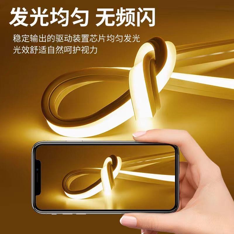 LED柔性硅胶灯带12/24/220V线条