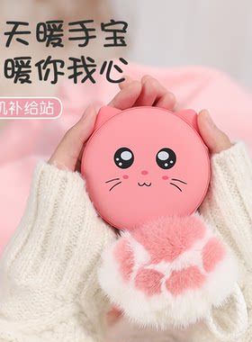 充电式暖手宝两用可爱小型迷你