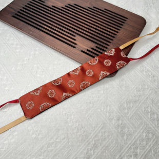 唐抹额发带唐制汉服配饰 古风发饰唐代圆领袍额前束发绳额带-3