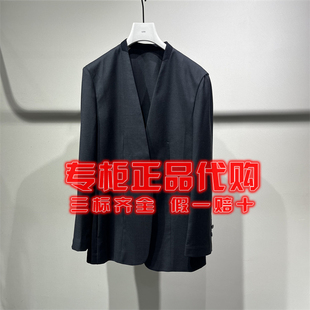现货 LESS 2026春季新款 正品国内代购2Q2713420无领西服外套2795