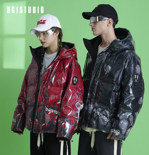 【陈建周联名】西游归来新款90白鸭绒羽绒服男女情侣款特价款