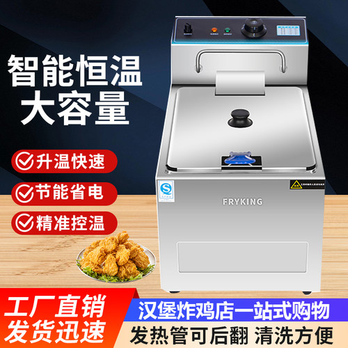 电炸炉财智油炸机炸串机