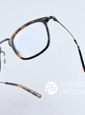 APSTREAM日系复古中金板材+钛眼镜框GMS806同款镜架
