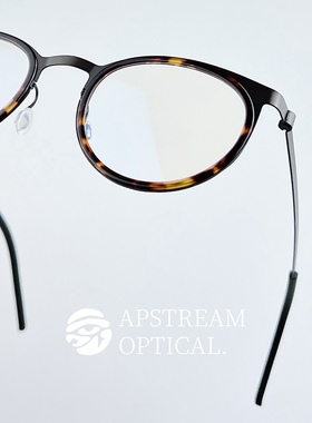 APSTREAM 9704板材+钛波士顿圆形眼镜框架林德9704姜文同款
