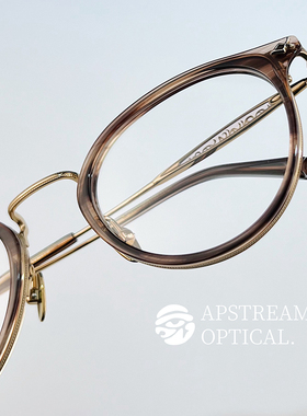 APSTREAM日系手作板材+钛复古眼镜框架松田光弘matsuda M3114同款