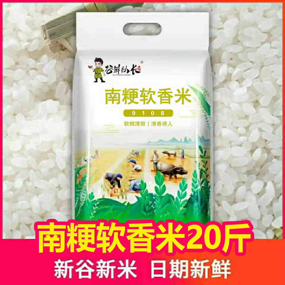 2025年新大米正宗南粳9108软香米煮饭软糯香米10kg老人宝宝特惠