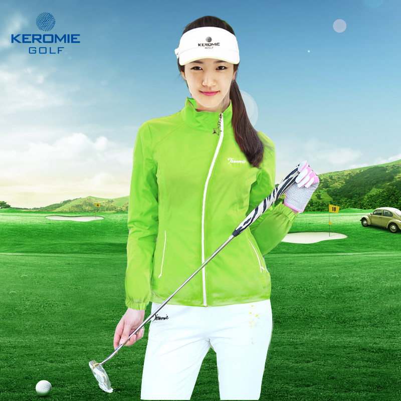 清仓golf球服装小个子风衣女 薄款风衣防风防雨 高尔夫长袖外套女图片