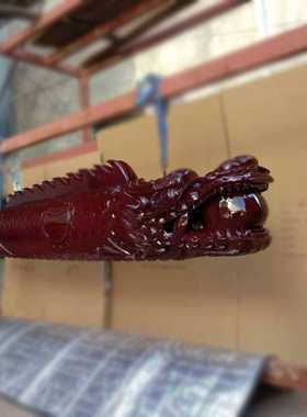 鱼精雕木寺院法器厂家直销