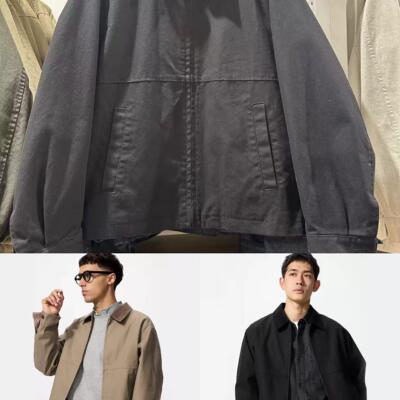 U家工厂折扣情侣巴恩风休闲茄克