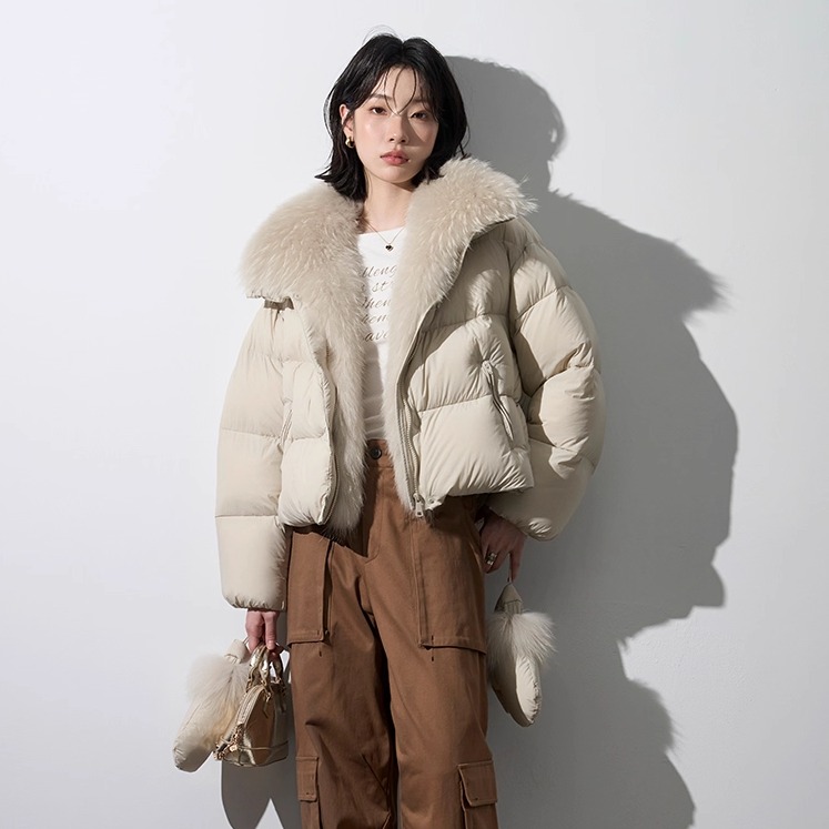 2025冬季新款女进口鹅绒羽绒服