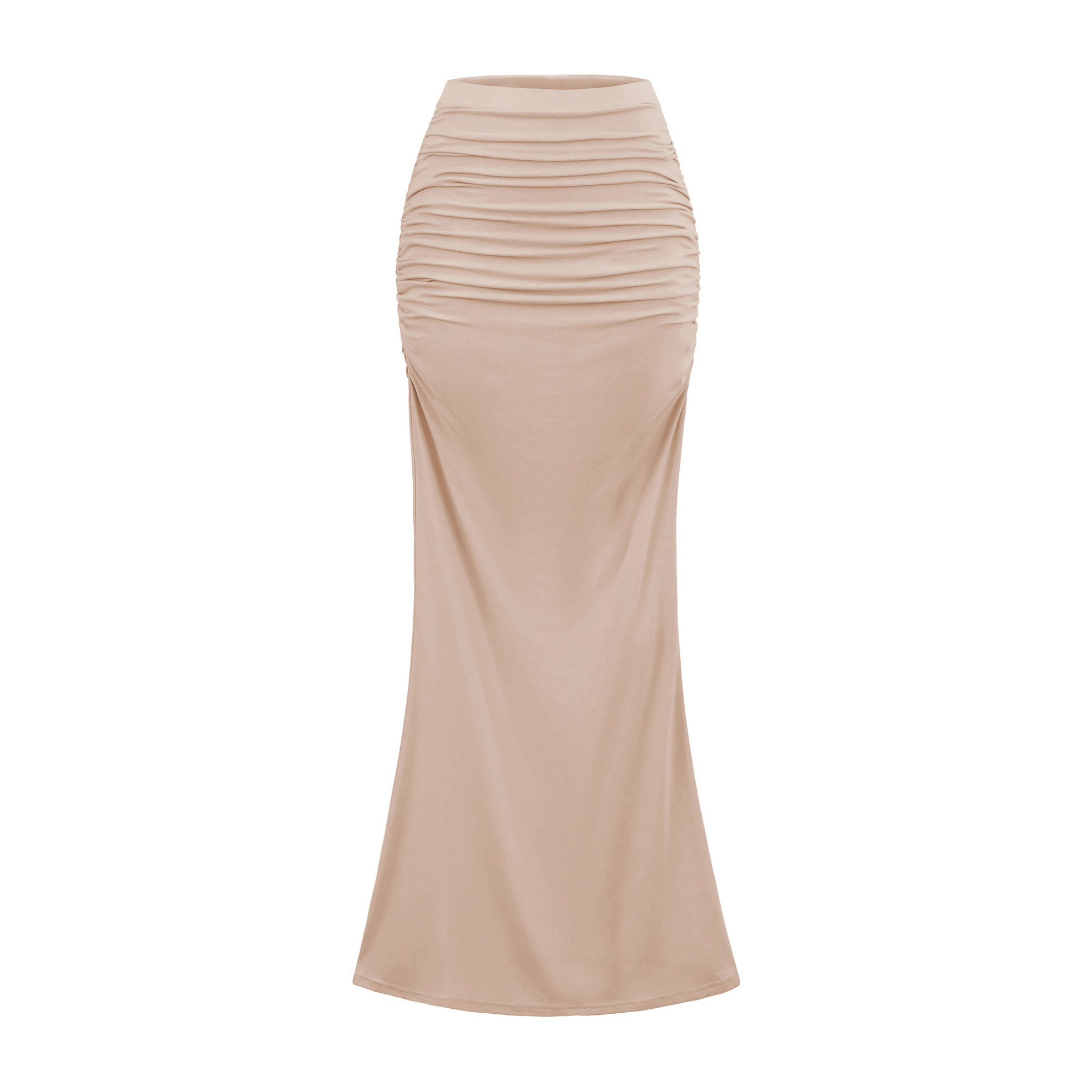 包邮美式辣妹修身显瘦褶皱高腰鱼尾半身裙女气质百搭收腰包臀长裙,女装/女士精品,半身裙,淘宝优惠券,粉丝福利购,淘宝优惠卷