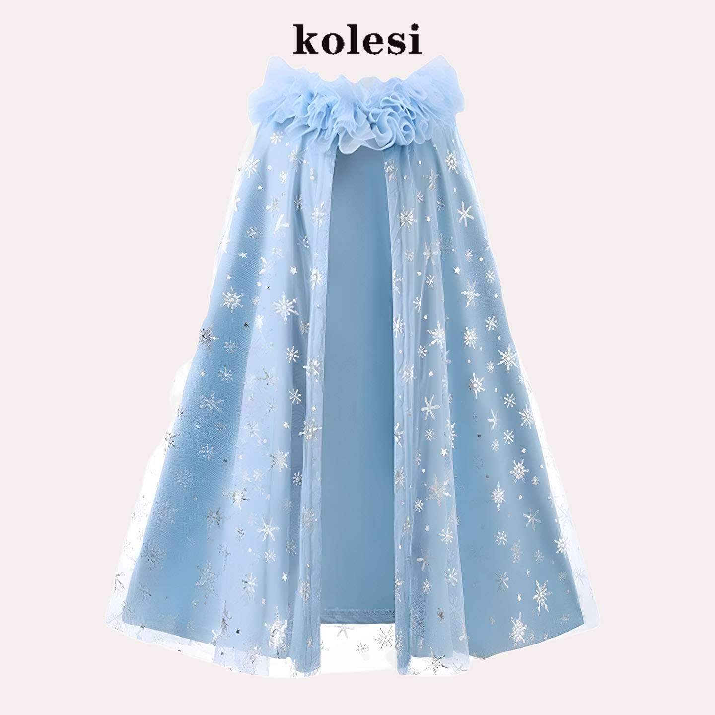 女童冰雪奇缘爱莎公主裙披风