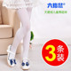 薄款 春秋白色丝袜夏季 练功跳舞蹈袜子 袜女童打底裤 六指鼠儿童连裤