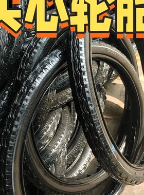 斗车力车板车工地x21翻斗车26架子车劳动车加厚实心轮胎外胎