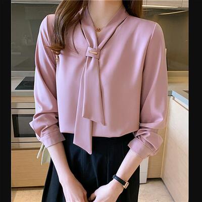 白色衬衫女2024年春夏新款设计感小众上衣职业休闲长袖气质雪纺衫