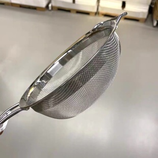 IKEA正品宜家克洛克伦 滤碗 2.0 公升不锈钢带把漏勺国内代购