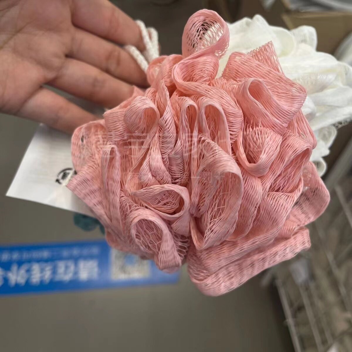 IKEA宜家沐浴花球新款耐用专用可爱少女洗澡沐浴球蕾丝高档柔软
